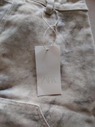 Zara Bermudas Estilo Marmoleado Nuevas