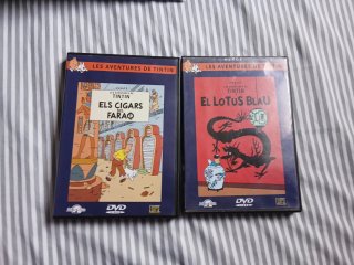 Pack 2 DVDs Tintín: El Loto Azul y El Cigarro del
