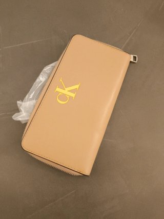 Portafoglio Calvin Klein donna beige