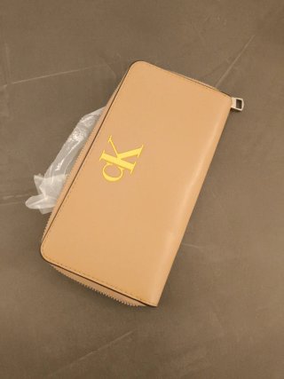 Portafoglio Calvin Klein donna beige