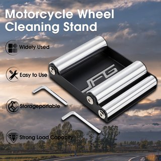 Soporte Rodillo Moto Limpieza y Cadena