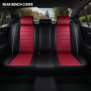 Fundas Asientos Coche Negras y Rojas