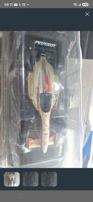 Modellino Peugeot F1