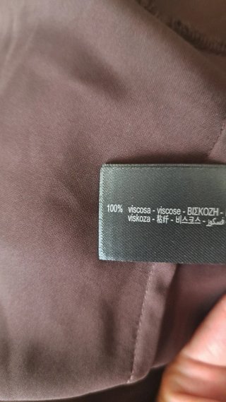 Vestido Zara Asimétrico Satén