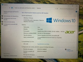 Tablet Acer One 10 Nero