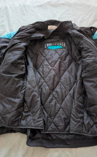 Chaqueta Moto Line Turquesa/Negro con protecciones