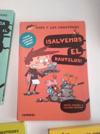 Pack 4 libros de agua y los monstruos