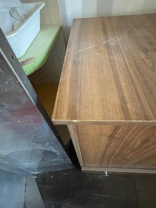 Arcón antiguo madera y metal