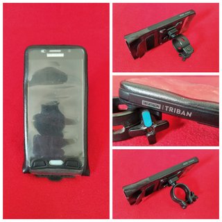 Tres Soporte Móvil Bici Bolsas Manillar