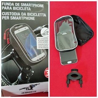 Tres Soporte Móvil Bici Bolsas Manillar