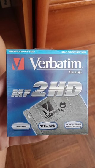 5 Disquetes Verbatim 3.5 HD 1.44MB Nuevos