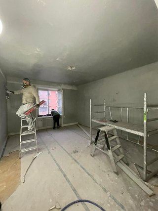 Alisado y pintado de paredes