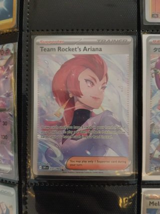 Carta Pokémon Team Rocket's Ariana DRIEN 237/182