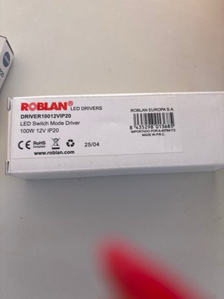 Fuente Alimentación LED 12V DC 120W