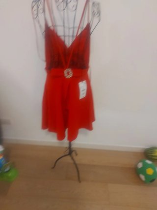 Abito elegante Zara rosso