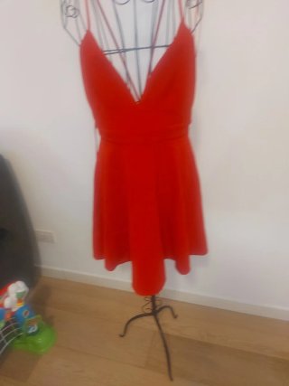 Abito elegante Zara rosso
