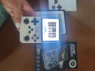 Consola Portátil R36S Gris/Blanco