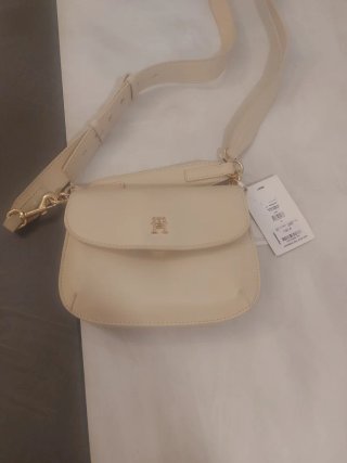 Borsa a tracolla Tommy Hilfiger beige