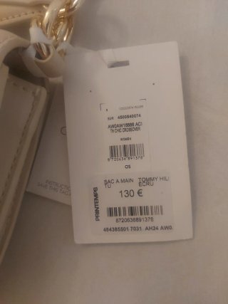 Borsa a tracolla Tommy Hilfiger beige