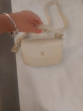 Borsa a tracolla Tommy Hilfiger beige