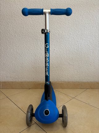 Patinete Globber 3 ruedas azul