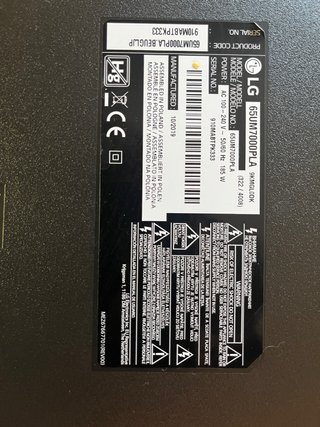 Placa base LG 65UM7000PLA