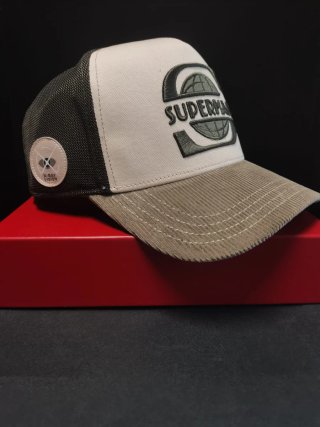 Gorra Capslab Superman Beige/Blanco Talla única