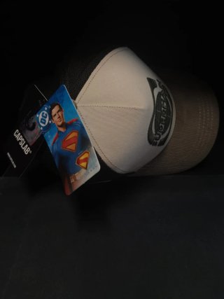 Gorra Capslab Superman Beige/Blanco Talla única
