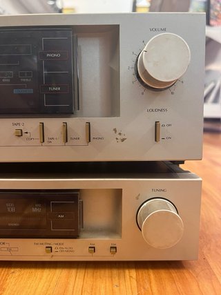 Amplificador Sansui A-505 y Sintonizador AM/FM