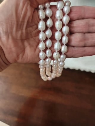 Collana perle barocche acqua dolce