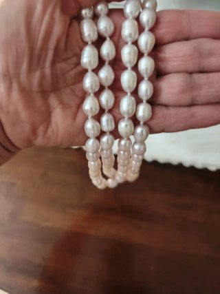 Collana perle barocche acqua dolce