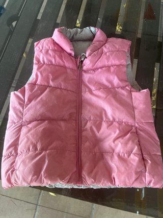 Chaleco niña 2 años rosa