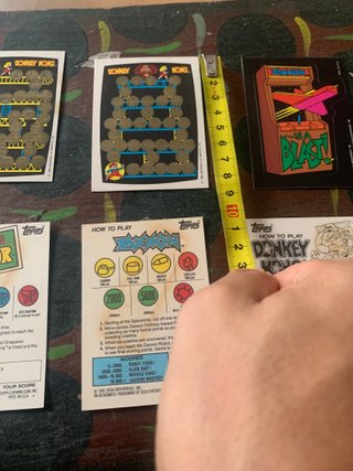 Tarjetas Cards Arcade 1982 Donkey Kong Zaxxon
