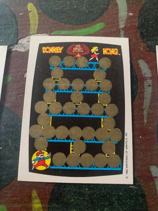 Tarjetas Cards Arcade 1982 Donkey Kong Zaxxon