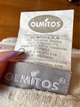 Almohada bebé Olmitos