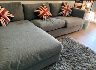 Sofá modular gris