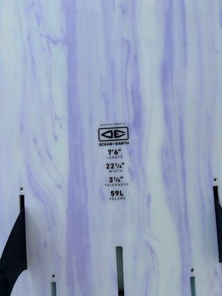 Tabla Surf 7’6 Ocean Earth Happy Hour Morada