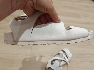 Sandalias Birkenstock Blancas Tiras Ajustables