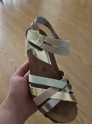 Sandalias Inter-Bios Marrón y Verde