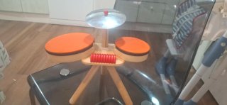Batería infantil de madera