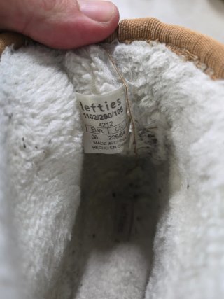 Botas niña terciopelo talla 36