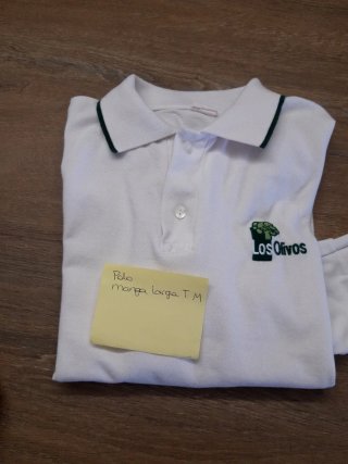 Polo manga larga Colegio Los Olivos Talla M