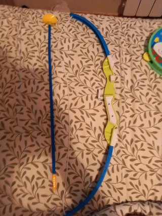 Arco y flecha de juguete para niños