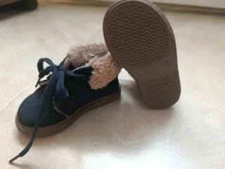 Botas de bebé con forro de pelo