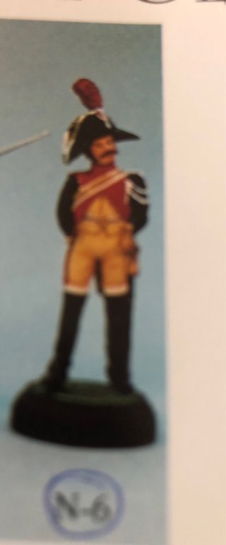 Soldado de plomo figura militar