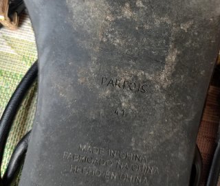 Sandalias planas negras tiras finas
