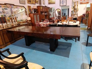 GRAN MESA DE COMEDOR RÚSTICA EXTENSIBLE