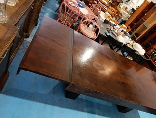 GRAN MESA DE COMEDOR RÚSTICA EXTENSIBLE