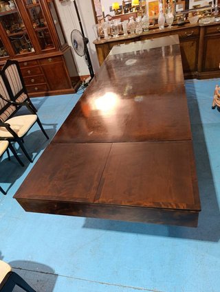 GRAN MESA DE COMEDOR RÚSTICA EXTENSIBLE
