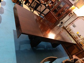 GRAN MESA DE COMEDOR RÚSTICA EXTENSIBLE